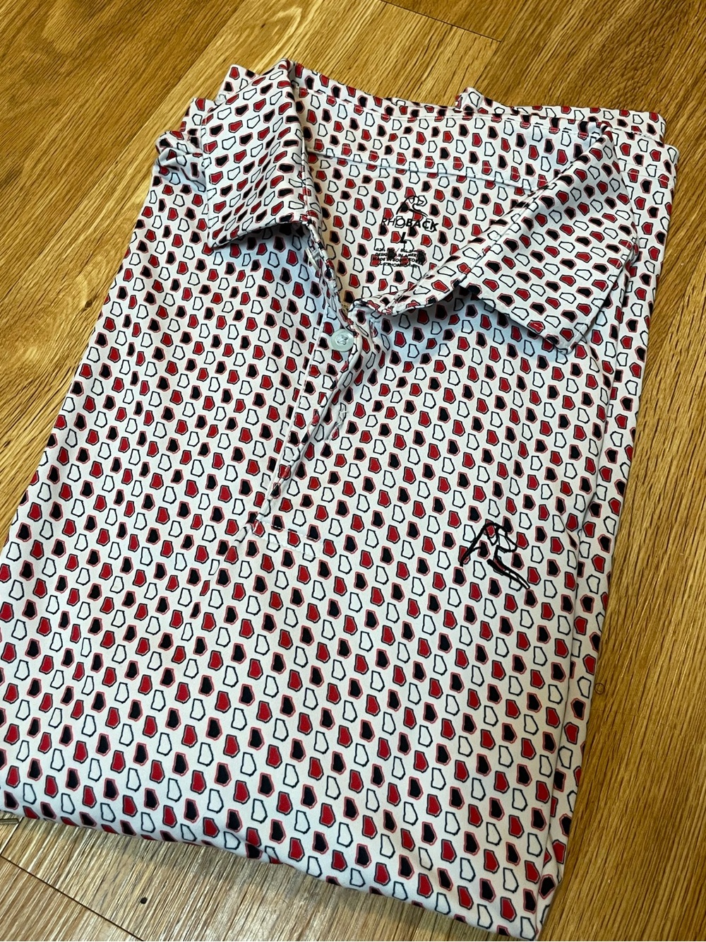 Rhoback Georgia Polo Shirt Sz L